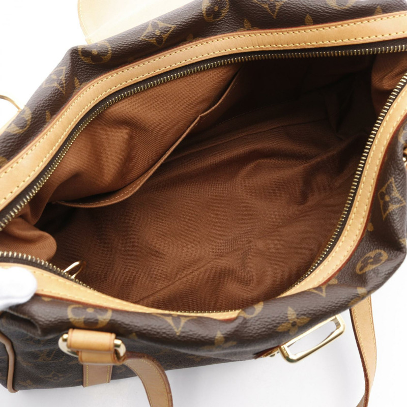 棕色 原花 帆布 Stresa PM 肩背包【LOUIS VUITTON LV 路易威登】 M51186-2
