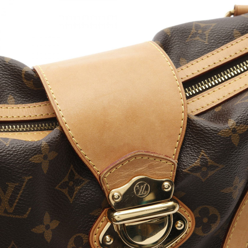 棕色 原花 帆布 Stresa PM 肩背包【LOUIS VUITTON LV 路易威登】 M51186-7