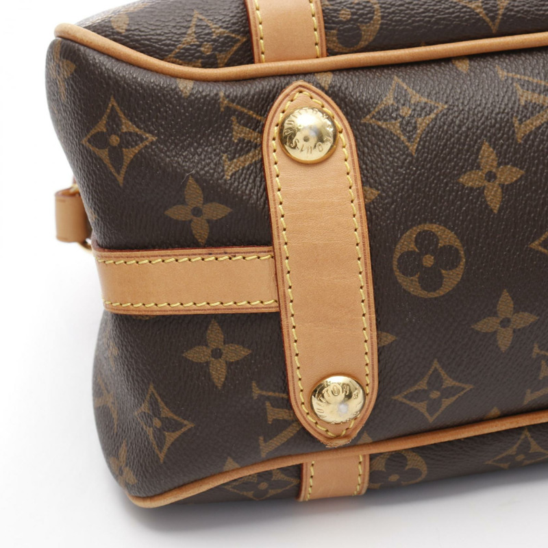 棕色 原花 帆布 Stresa PM 肩背包【LOUIS VUITTON LV 路易威登】 M51186-10