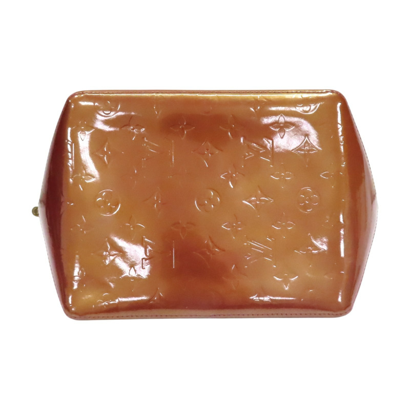 金棕色 原花壓紋漆皮 Bellevue PM 手提包 M93584【LOUIS VUITTON LV 路易威登】 M93584-3