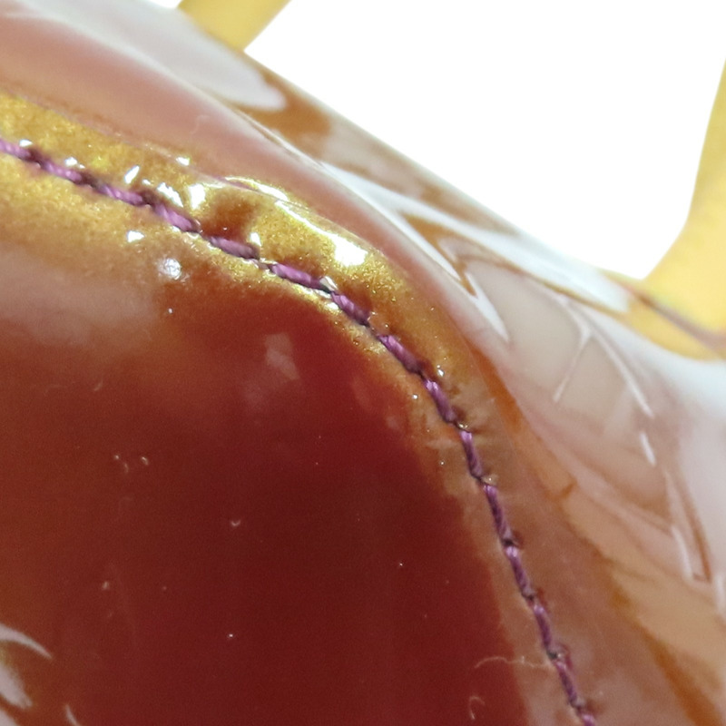 金棕色 原花壓紋漆皮 Bellevue PM 手提包 M93584【LOUIS VUITTON LV 路易威登】 M93584-9