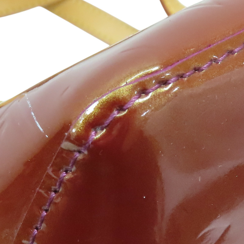 金棕色 原花壓紋漆皮 Bellevue PM 手提包 M93584【LOUIS VUITTON LV 路易威登】 M93584-12