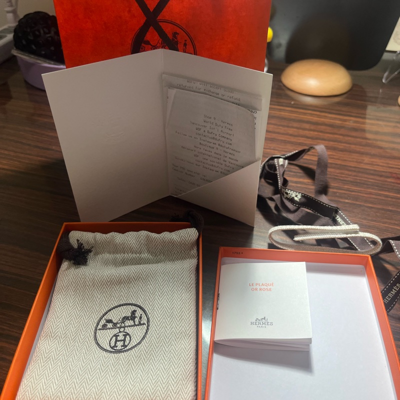 Hermes mini pop h 玫瑰金+寶寶藍-4