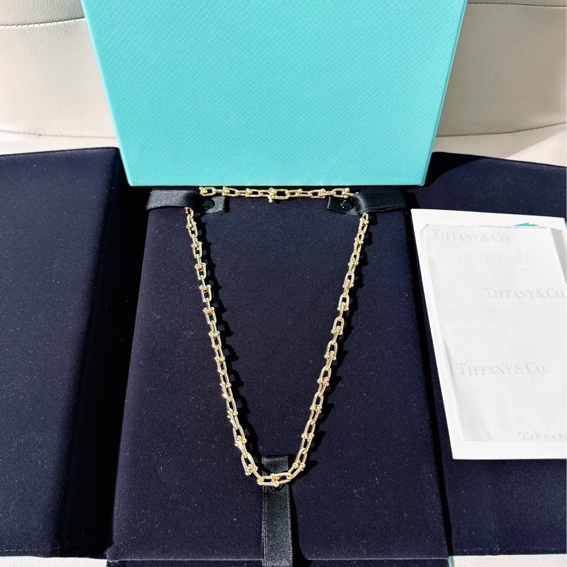 Tiffany 蒂芙尼 HardWear系列 小號鏈環項鍊-0
