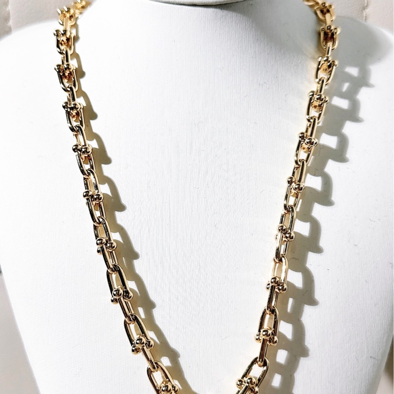 Tiffany 蒂芙尼 HardWear系列 小號鏈環項鍊-4