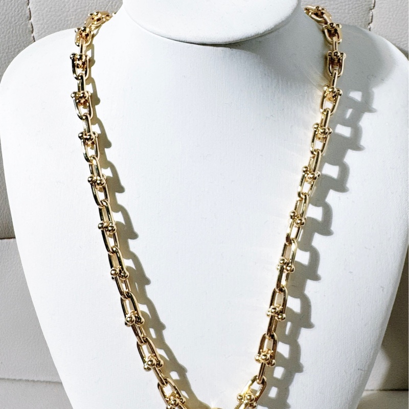 Tiffany 蒂芙尼 HardWear系列 小號鏈環項鍊-5