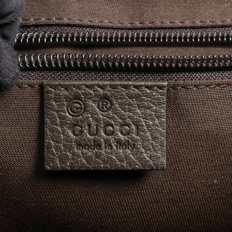 GUCCI 帆布Shoulder/Messenger Bag銀扣肩背袋-12