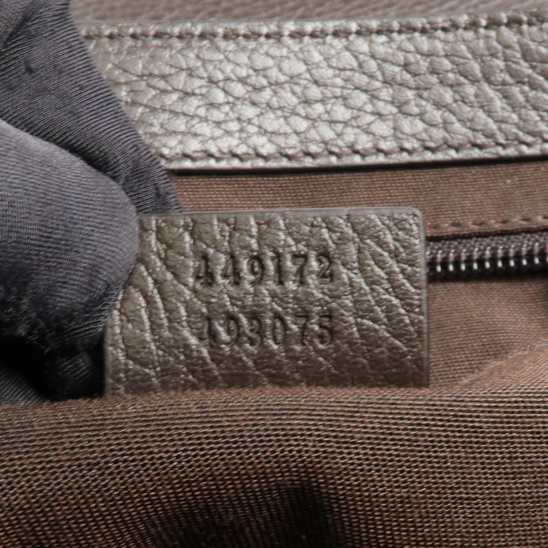 GUCCI 帆布Shoulder/Messenger Bag銀扣肩背袋-13