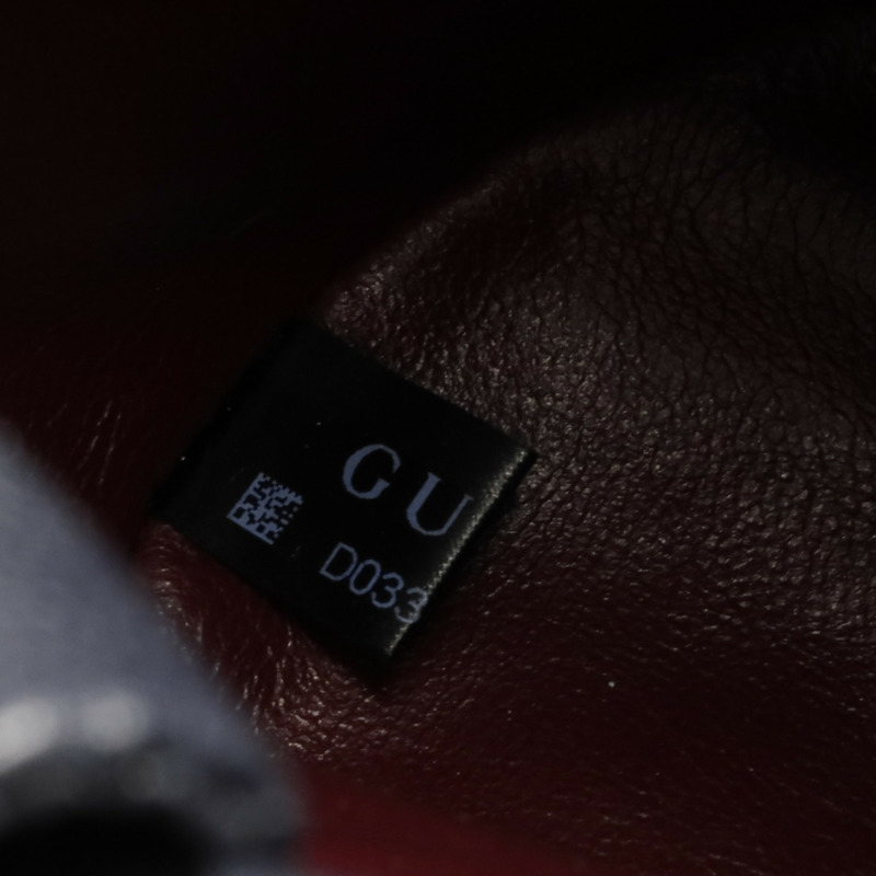 GUCCI 牛皮皮革/帆布Horsebit 1955 Bucket Bag金扣手挽袋-14