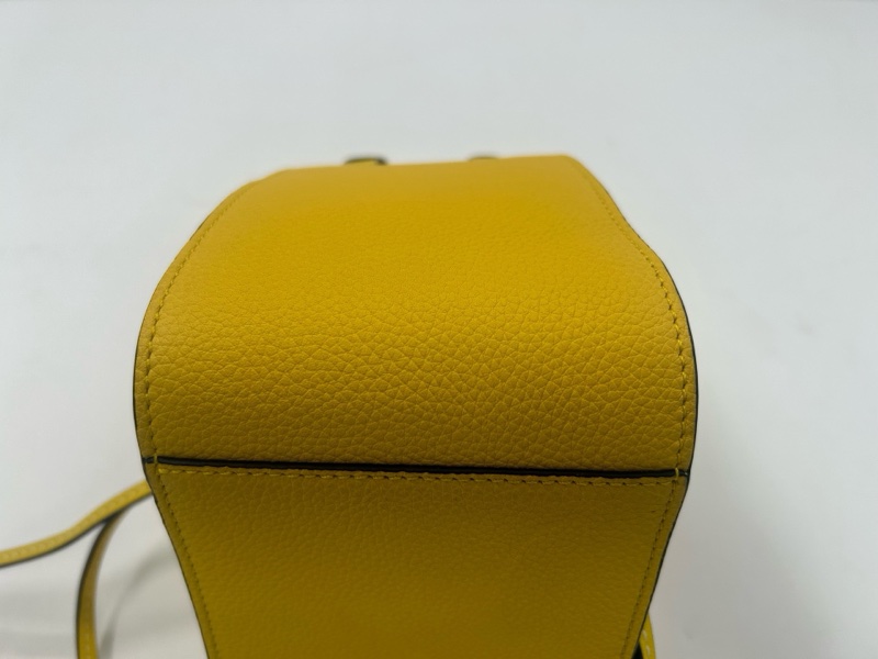 LOEWE羅意威  hammock 黃色吊床包 附件：肩帶 塵袋-5