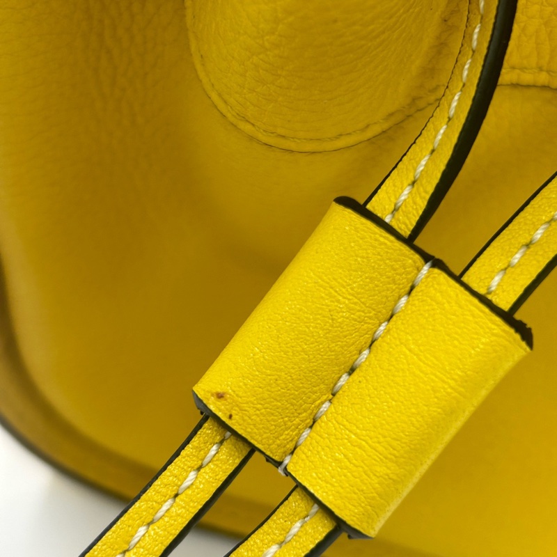 LOEWE羅意威  hammock 黃色吊床包 附件：肩帶 塵袋-8