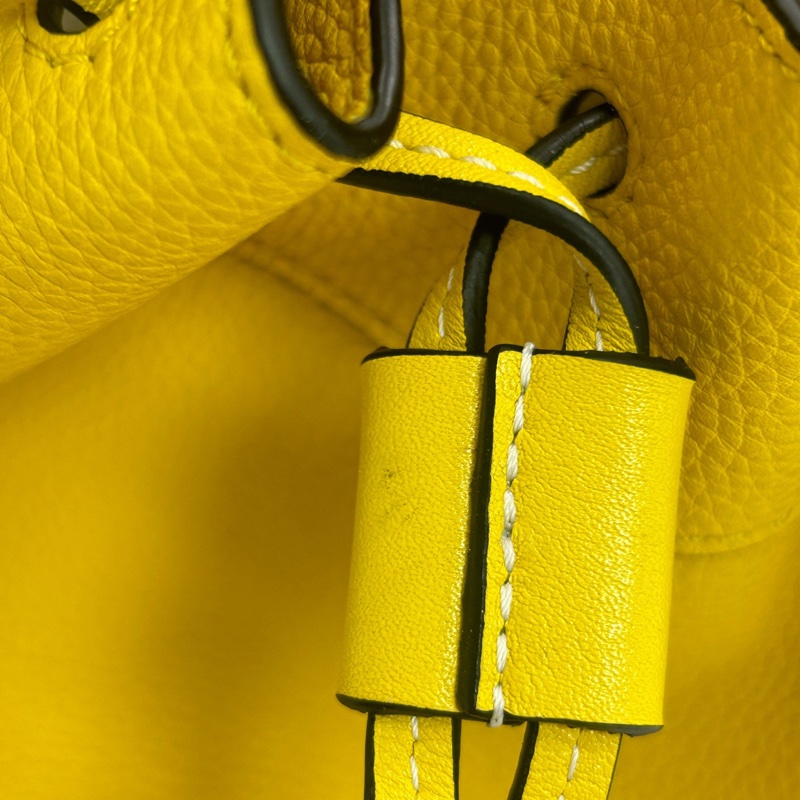 LOEWE羅意威  hammock 黃色吊床包 附件：肩帶 塵袋-9