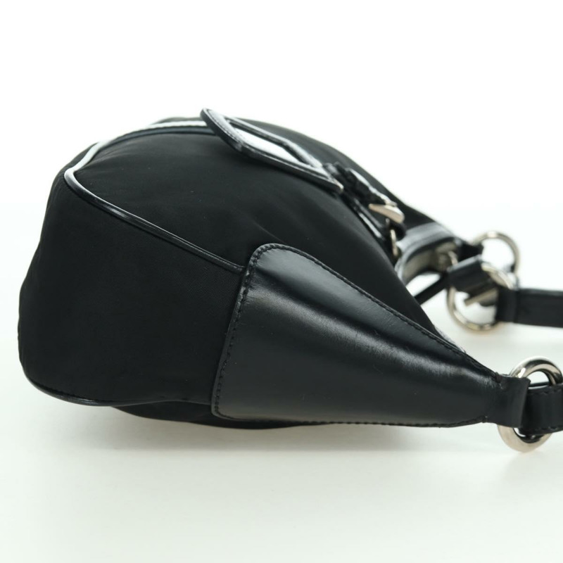 【日本直送】PRADA 肩背包 尼龍 黑色 銀色 正品 BAZ451V-3