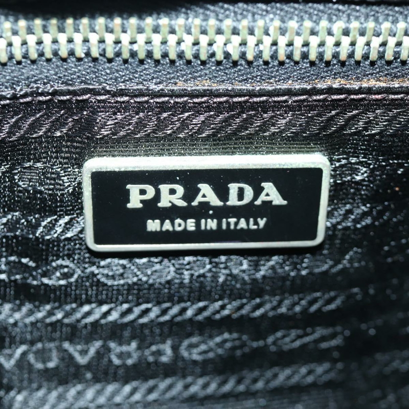 【日本直送】PRADA 肩背包 尼龍 黑色 銀色 正品 BAZ451V-20