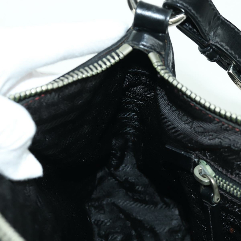 【日本直送】PRADA 肩背包 尼龍 黑色 銀色 正品 BAZ451V-22