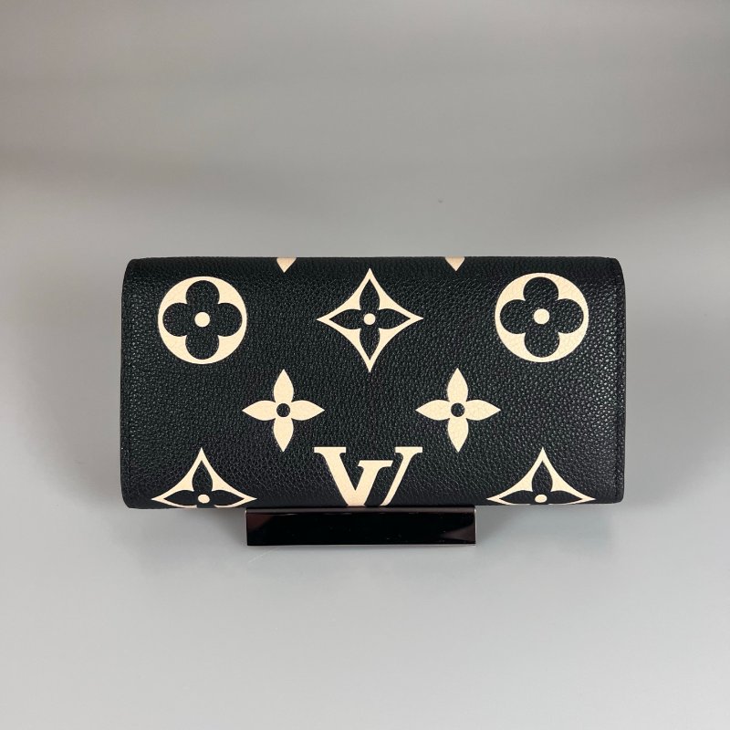 全新品 LV M83138/晶片款 黑拚米信封長夾-1