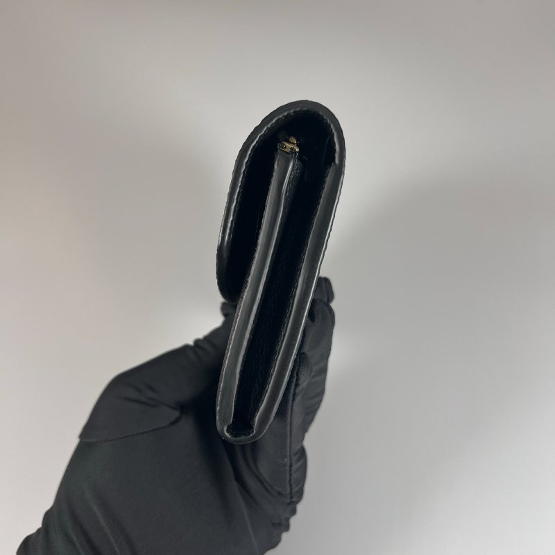 全新品 LV M83138/晶片款 黑拚米信封長夾-2