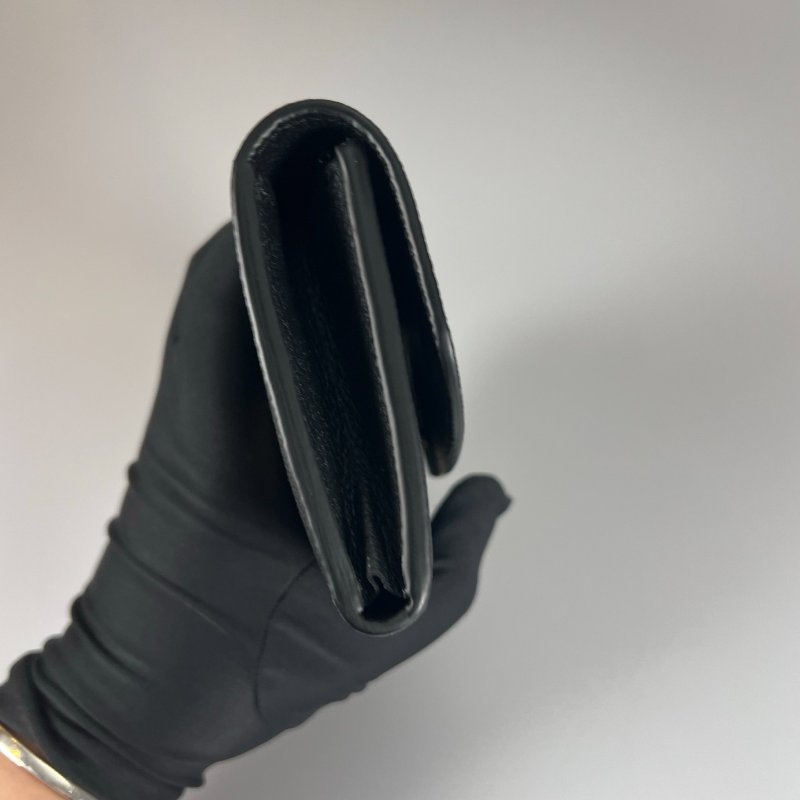 全新品 LV M83138/晶片款 黑拚米信封長夾-3