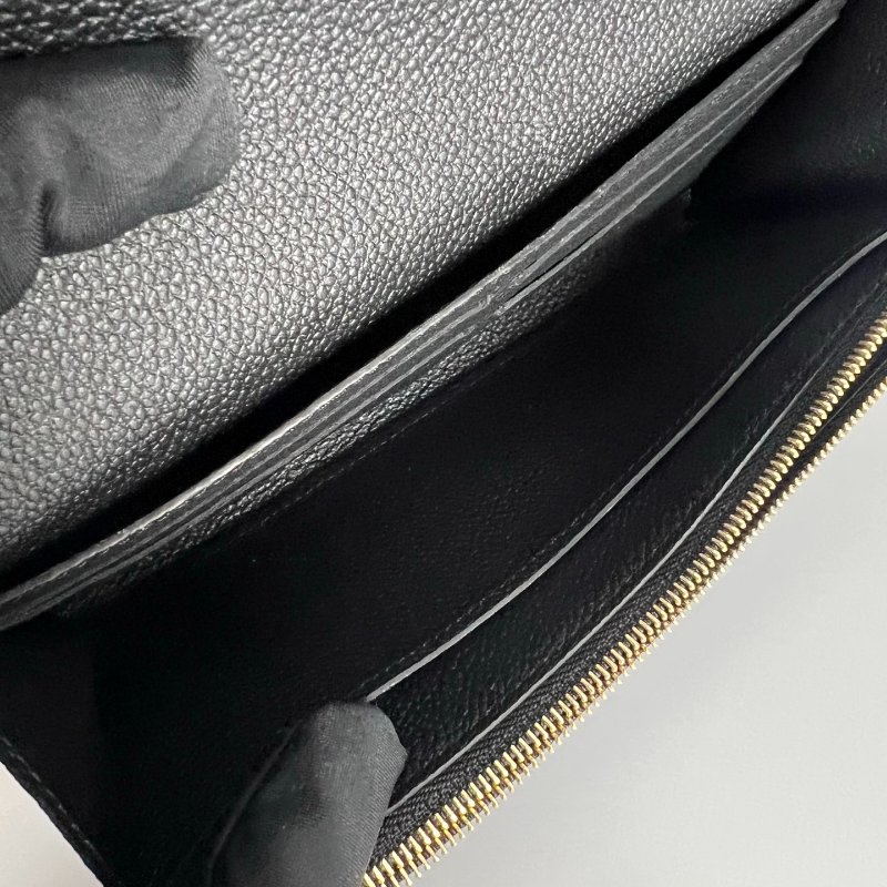 全新品 LV M83138/晶片款 黑拚米信封長夾-5