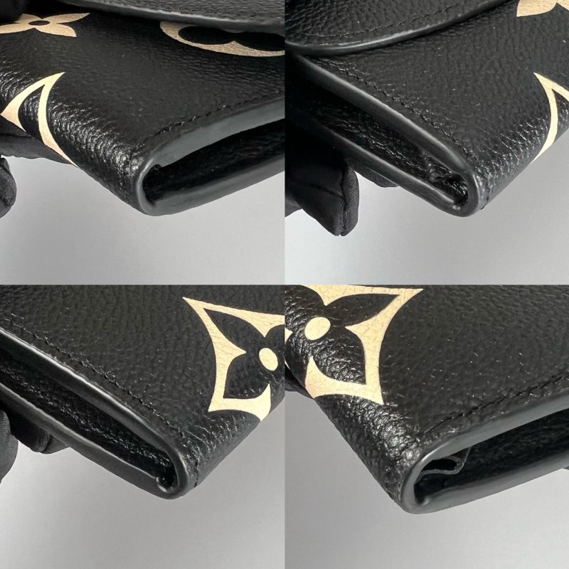 全新品 LV M83138/晶片款 黑拚米信封長夾-8