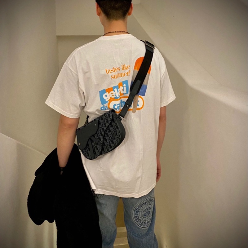 Dior迪奥 马鞍胸包斜挎包-5