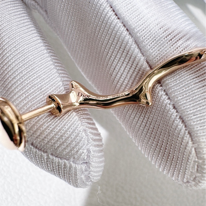 Dior 迪奧 珠寶 Bois de Rose 玫瑰荊棘大圈耳環-5