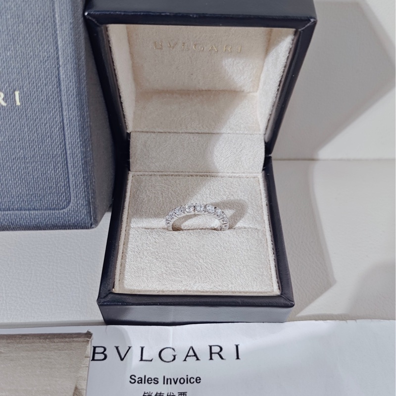 Bvlgari寶格麗 ETERNITY BANDS系列 排鑽戒指,53號-1