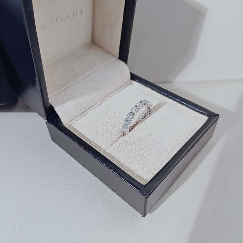 Bvlgari寶格麗 ETERNITY BANDS系列 排鑽戒指,53號-2