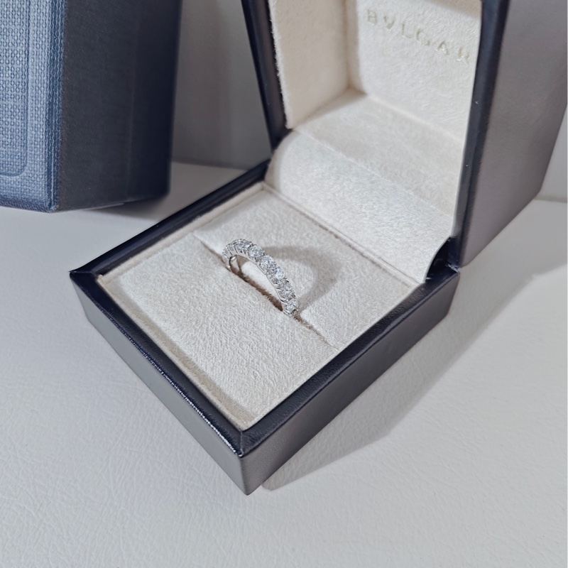 Bvlgari寶格麗 ETERNITY BANDS系列 排鑽戒指,53號-3