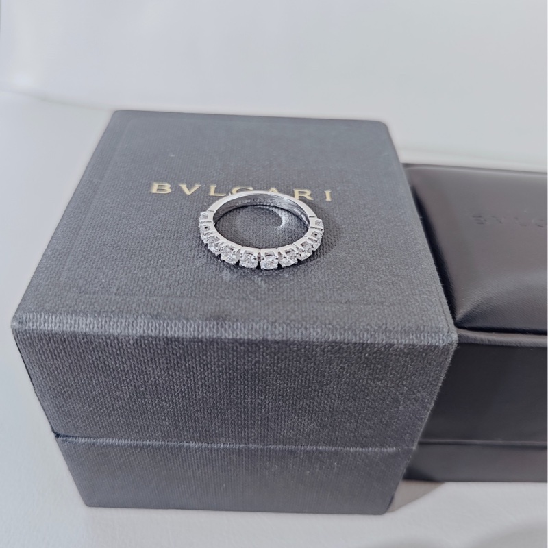 Bvlgari寶格麗 ETERNITY BANDS系列 排鑽戒指,53號-4