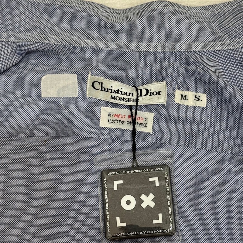 Dior 刺繡棉質襯衫-4