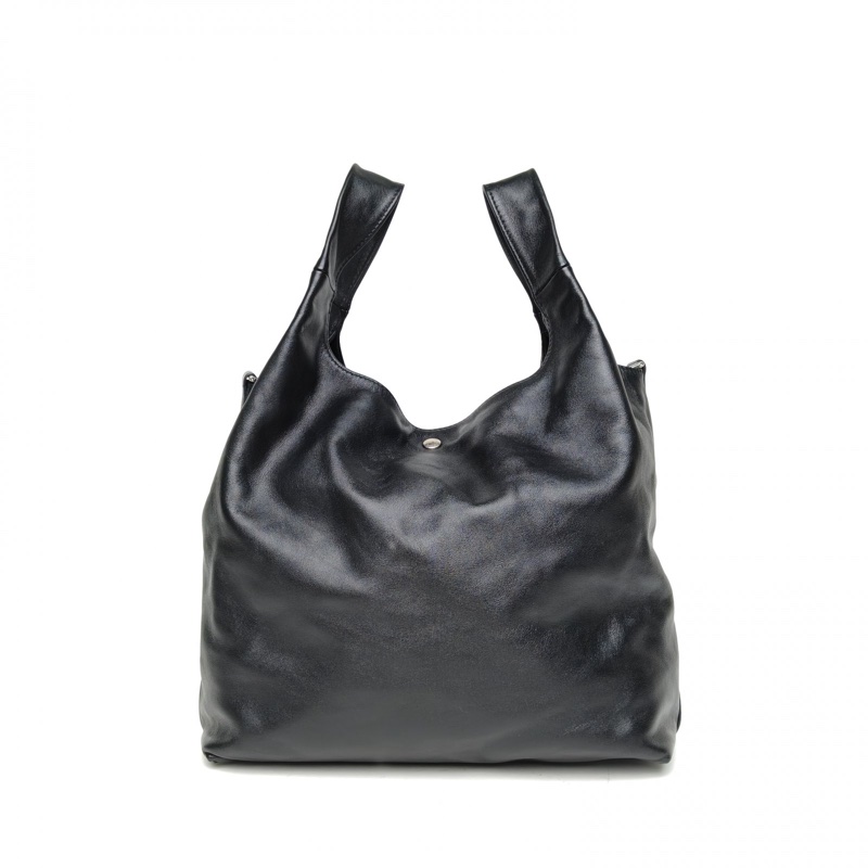 LOUIS VUITTON Atlantis菜籃子中號黑色羊皮晶片-2