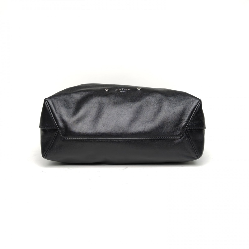 LOUIS VUITTON Atlantis菜籃子中號黑色羊皮晶片-3