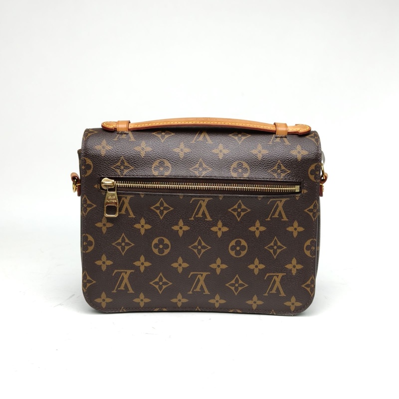 LOUIS VUITTON MetisPochette郵差包老花PVC金扣2017-2