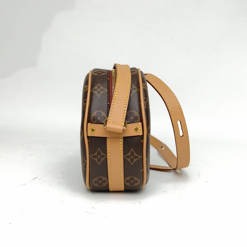 LOUIS VUITTON BOITECHAPEAUSOUPLE軟圓餅小號17老花PVC晶片-1