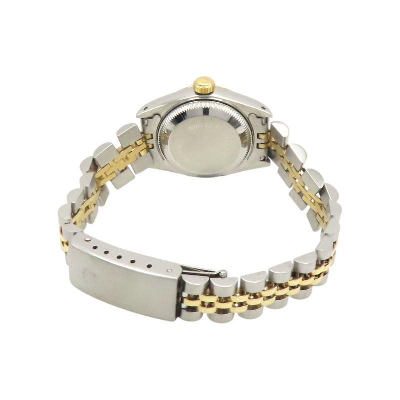 香檳鑽錶盤 18K黃金 不鏽鋼 鑽石 Datejust 10PD 腕錶【ROLEX 勞力士】 69173G-4