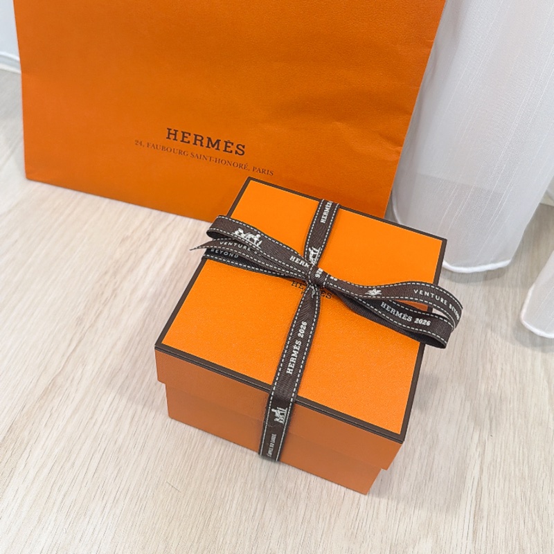 全新 Hermes 金棕金 Heure H 腕錶 石英錶 迷你型 21mm-6