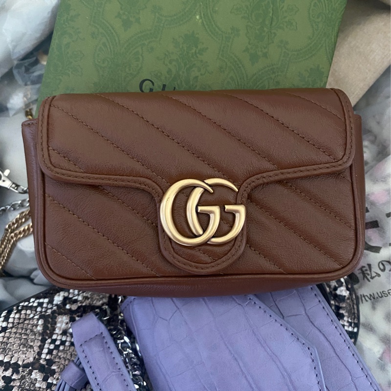 GUCCI GG Marmont supermini肩背包-1
