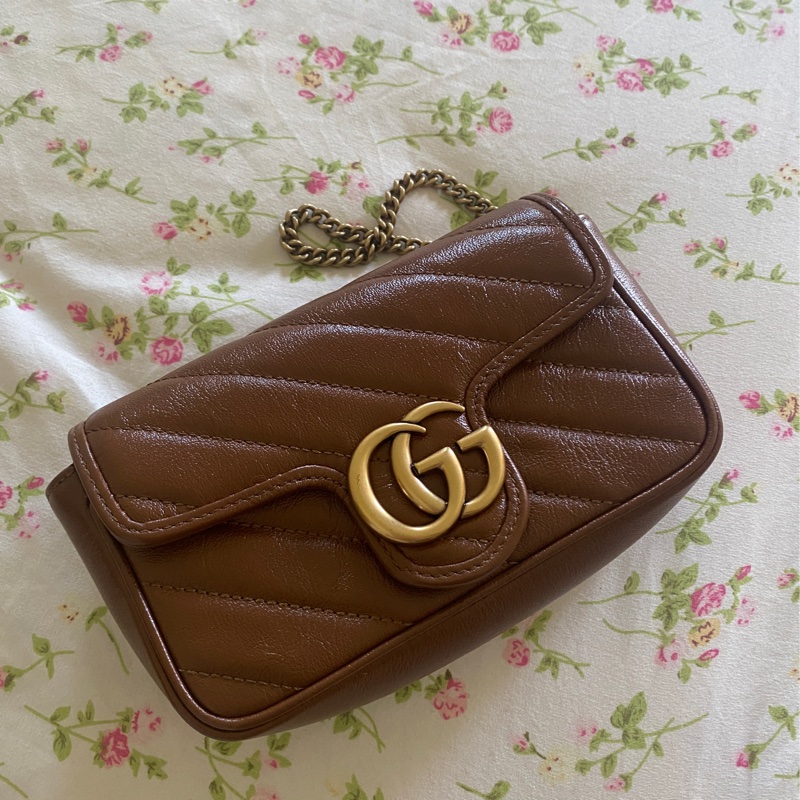 GUCCI GG Marmont supermini肩背包-2