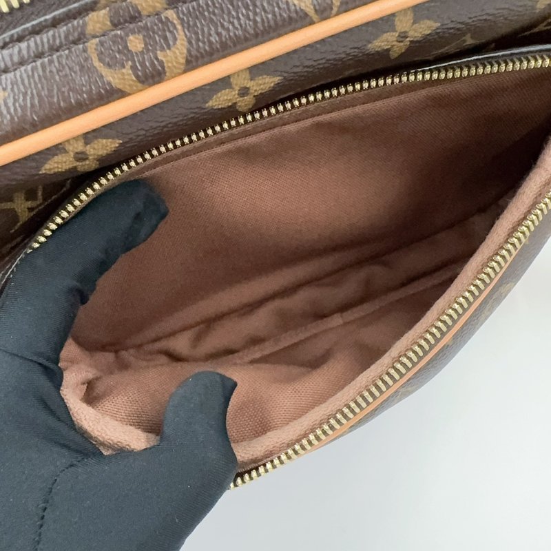 LV原花拉鍊手提肩背郵差包M14016-10