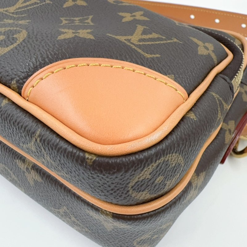 LV原花拉鍊手提肩背郵差包M14016-15