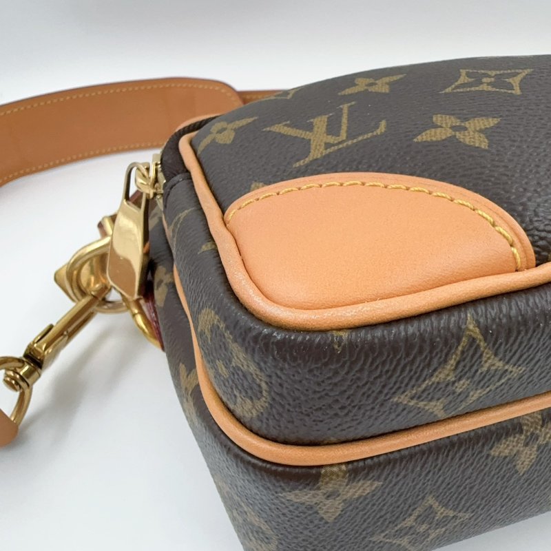 LV原花拉鍊手提肩背郵差包M14016-16