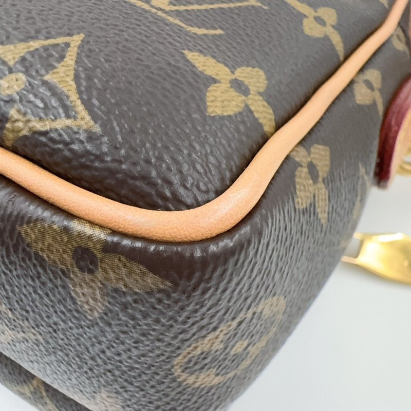 LV原花拉鍊手提肩背郵差包M14016-17