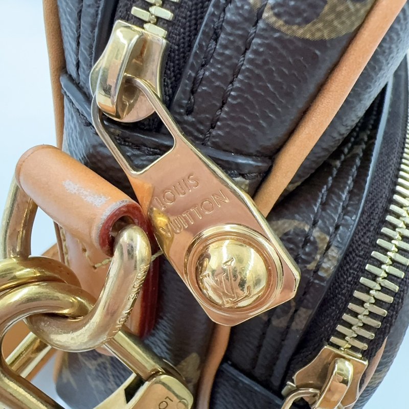 LV原花拉鍊手提肩背郵差包M14016-20