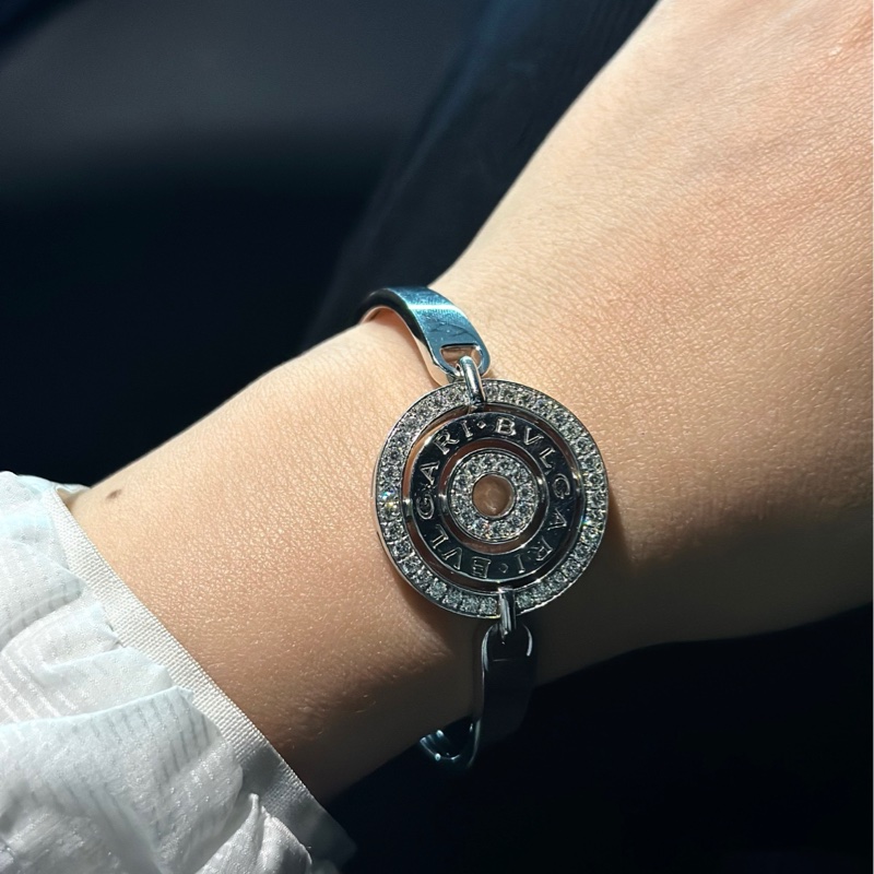 Bvlgari寶格麗 格麗帕蓮輪系列 白金手鐲，18號-7