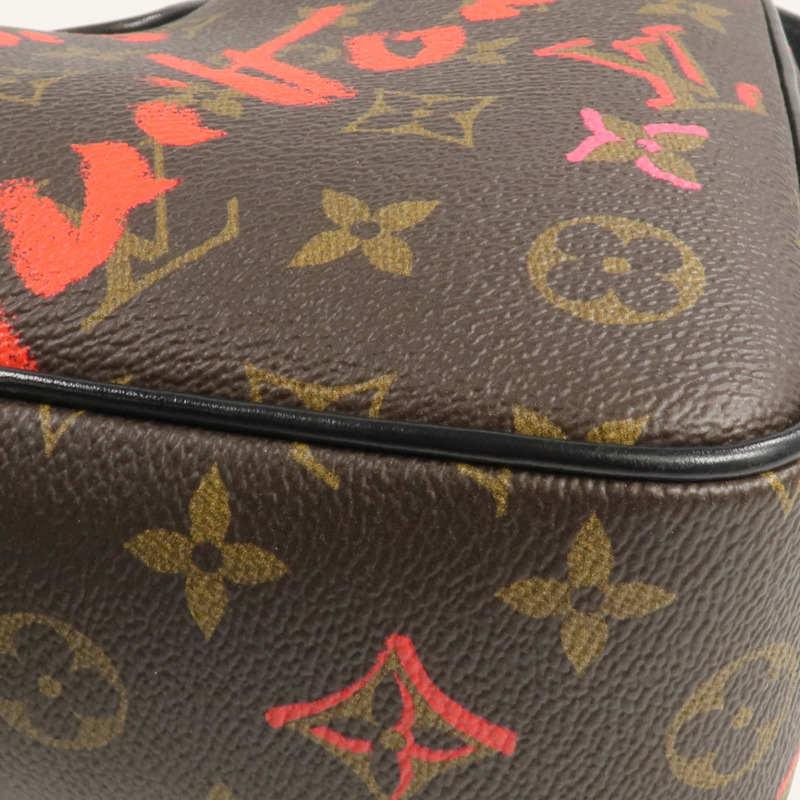 LOUIS VUITTON Monogram Sac Coeur Fall In Love金扣肩背袋棕色-6