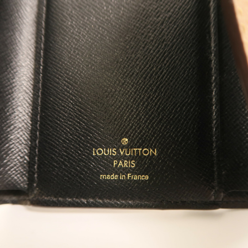 LOUIS VUITTON Monogram/Monogram Reverse Victorine Wallet金扣錢包棕色-7