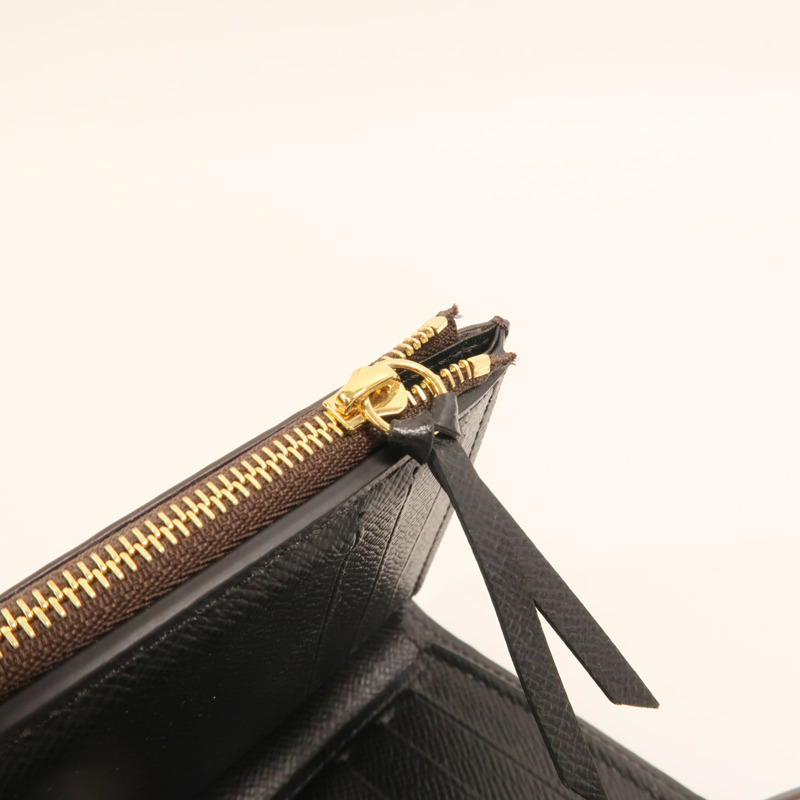 LOUIS VUITTON Monogram/Monogram Reverse Victorine Wallet金扣錢包棕色-16