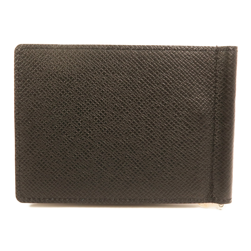 LOUIS VUITTON Taiga Portefeuille Pince Money Clip銀扣卡片套-1