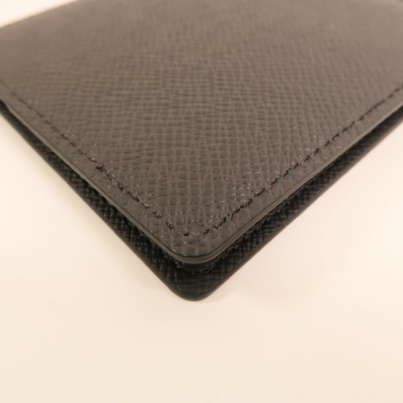 LOUIS VUITTON Taiga Portefeuille Pince Money Clip銀扣卡片套-14